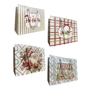 Bolsas Lujo 24×18 Navidad Regalo x12 unid
