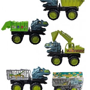 CARRITO DINO VERDE #677