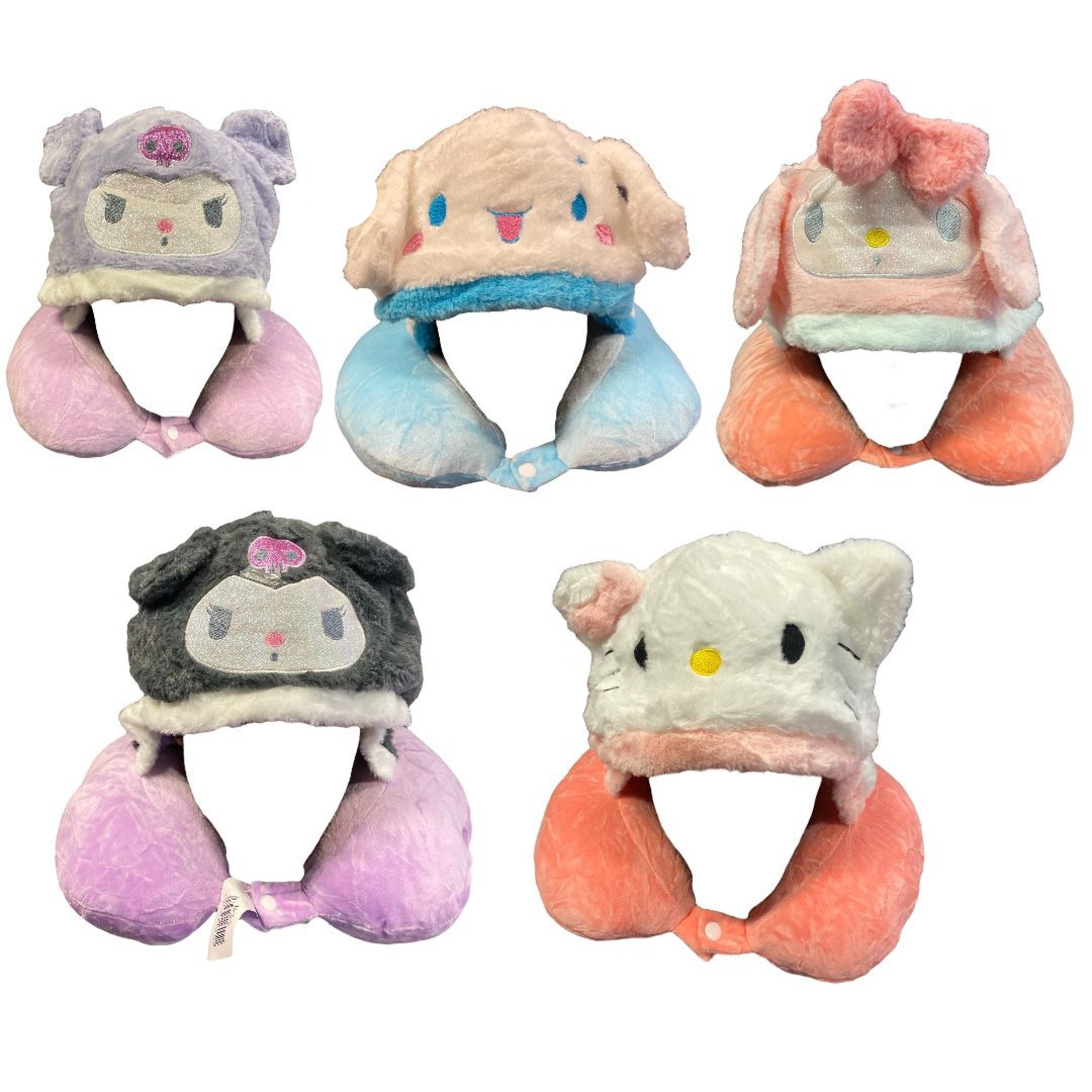 Cojin Cuellero c/gorro Sanrio