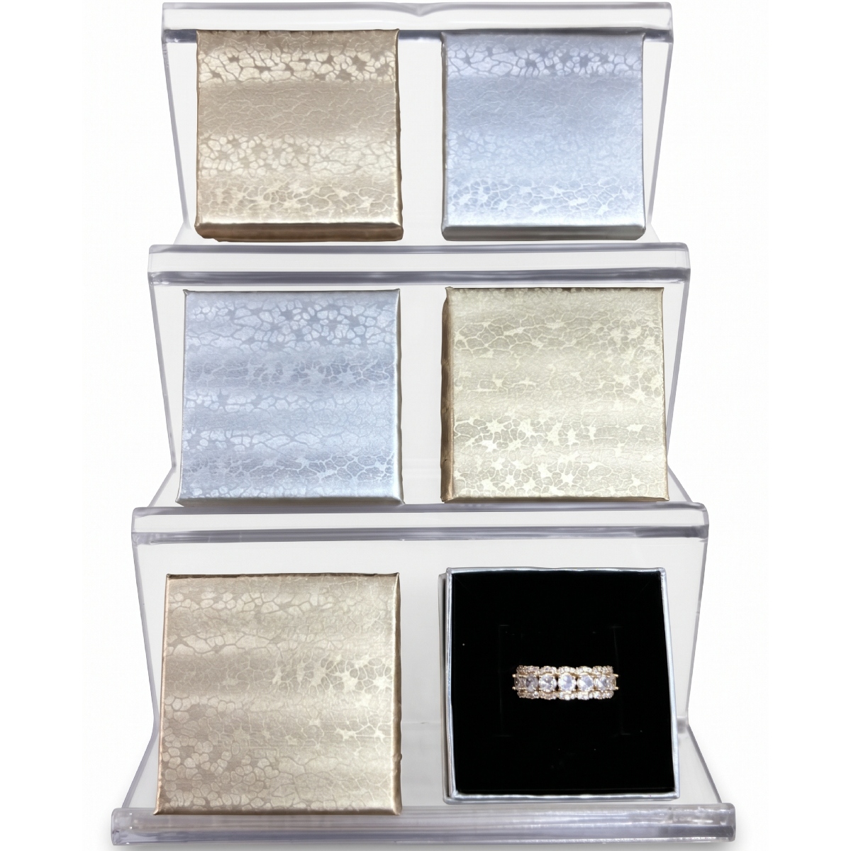 Estuches 5×5 Dor/Pla Textura x12unid