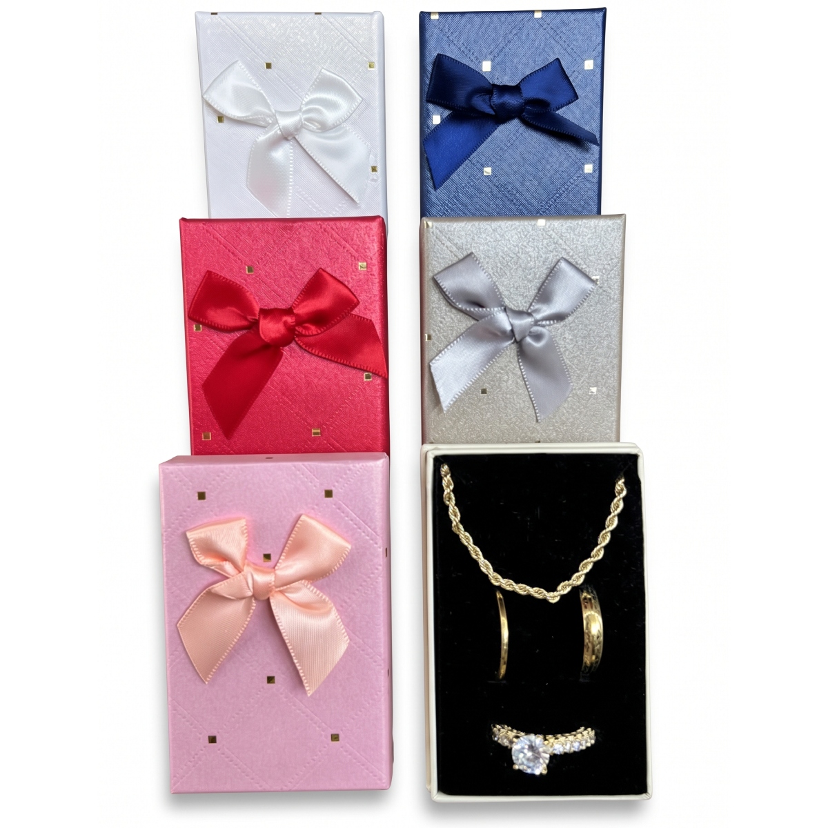 Estuches 5x8 Lazo Tela x12unid