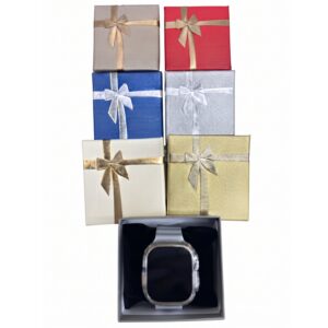 Estuche 9X9cm Reloj Lazo x12 unid.