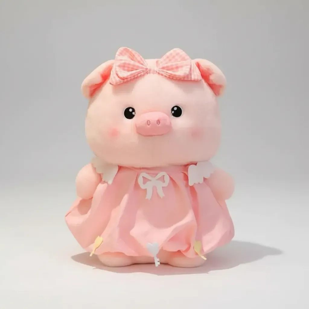PELUCHE COCHINITO VESTIDO 30cm #PS-1285 - Image 3