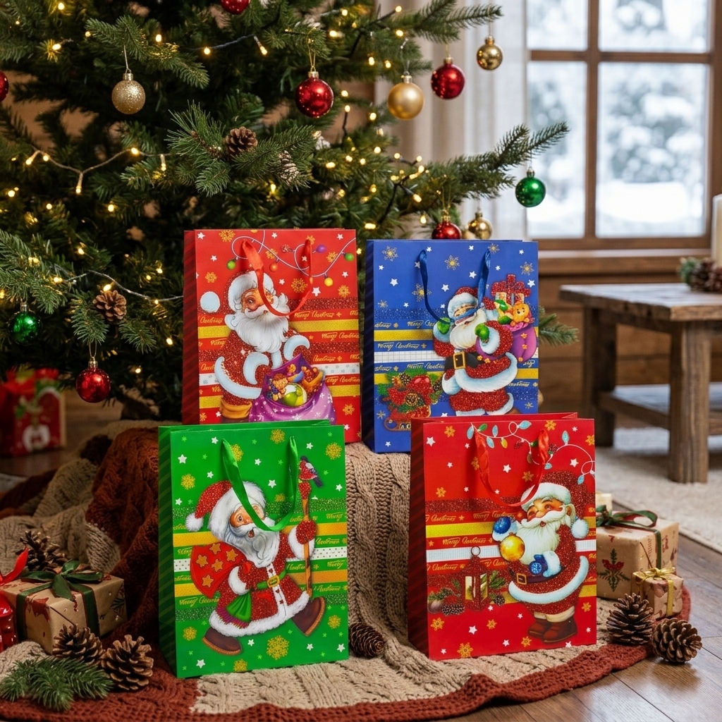 Bolsas de Regalo Lujo 40x30 Navidad - Image 3