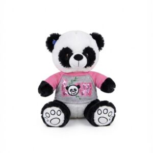 Peluche Panda Camisa Rosada 50cm RG0055