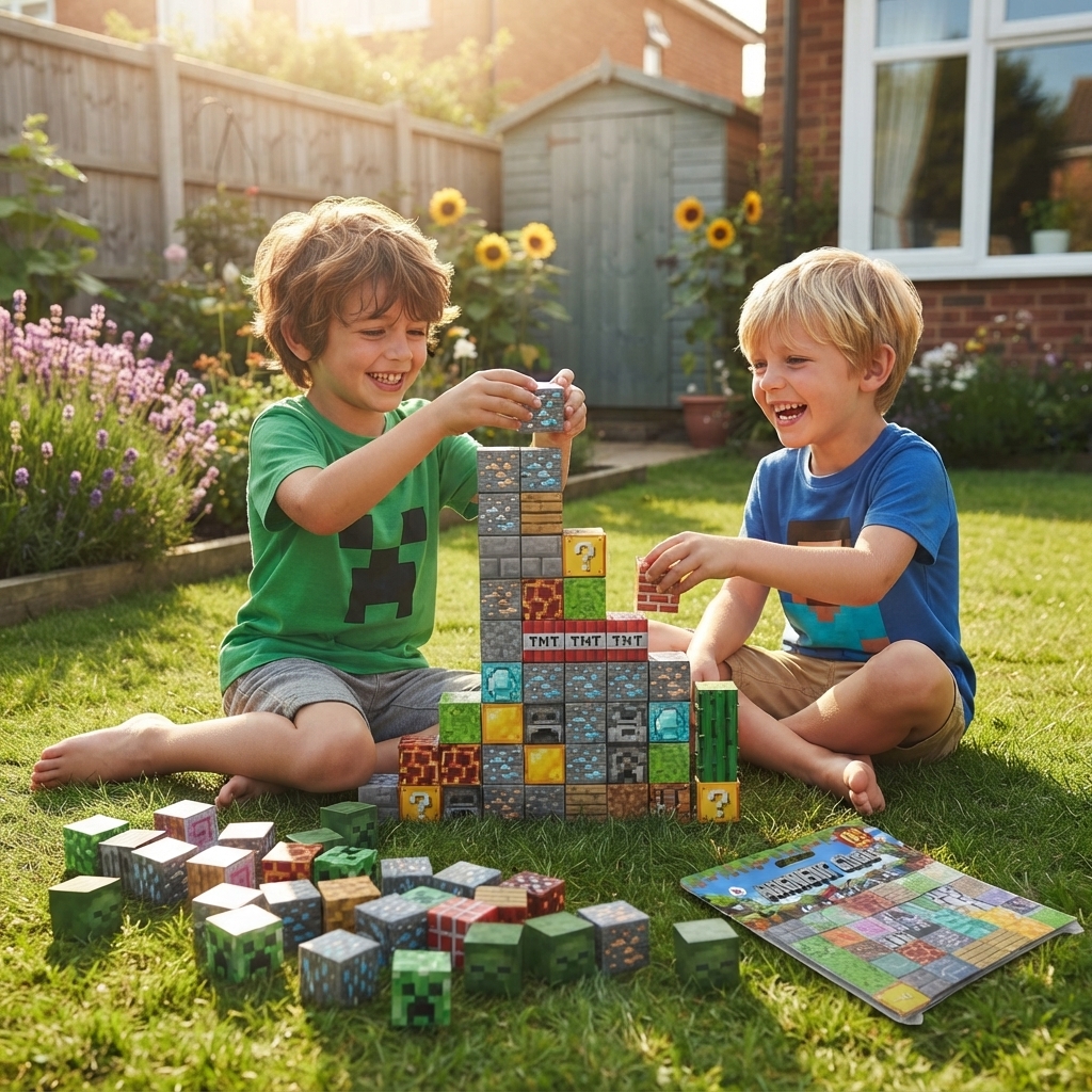 BOLSA CON LEGOS MAGNETICOS MINECRAFT 103pcs #BZ96-100C - Image 5