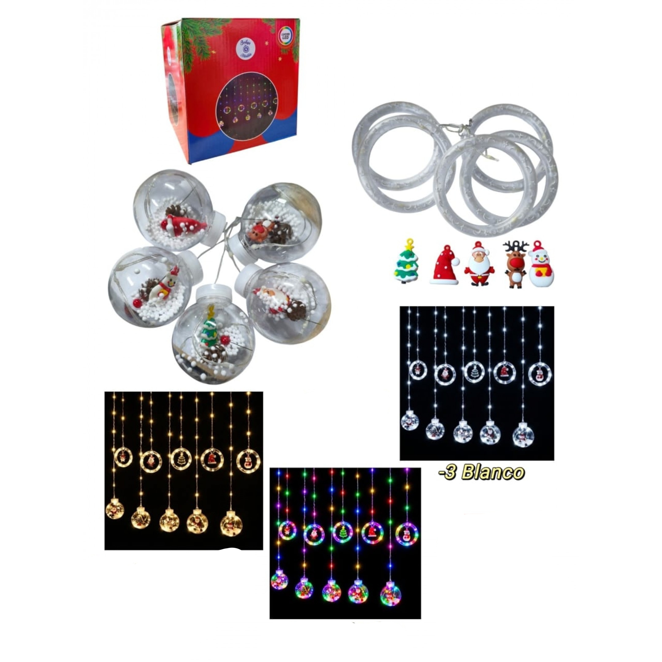 LUCES DE NAVIDAD BAMBALINAS #YH-23