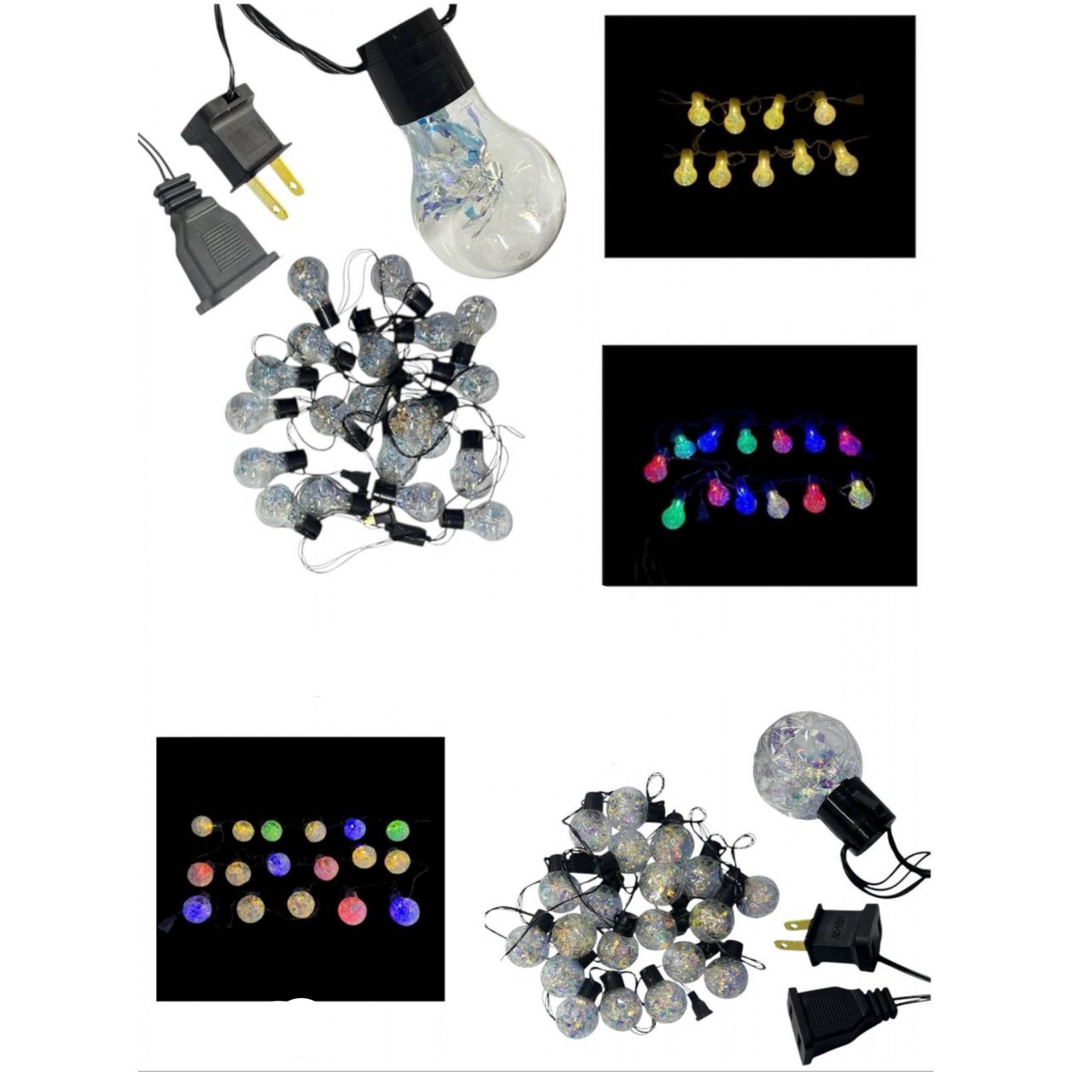 LUCES DE NAVIDAD BOMBILLO #YH-37