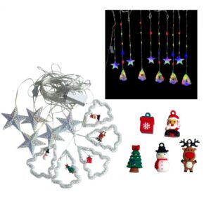 LUCES DE NAVIDAD CON ADORNOS #YH-25