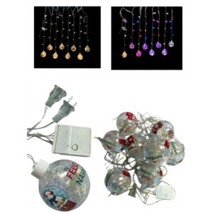 LUCES DE NAVIDAD CON BAMBALINAS #YH-22