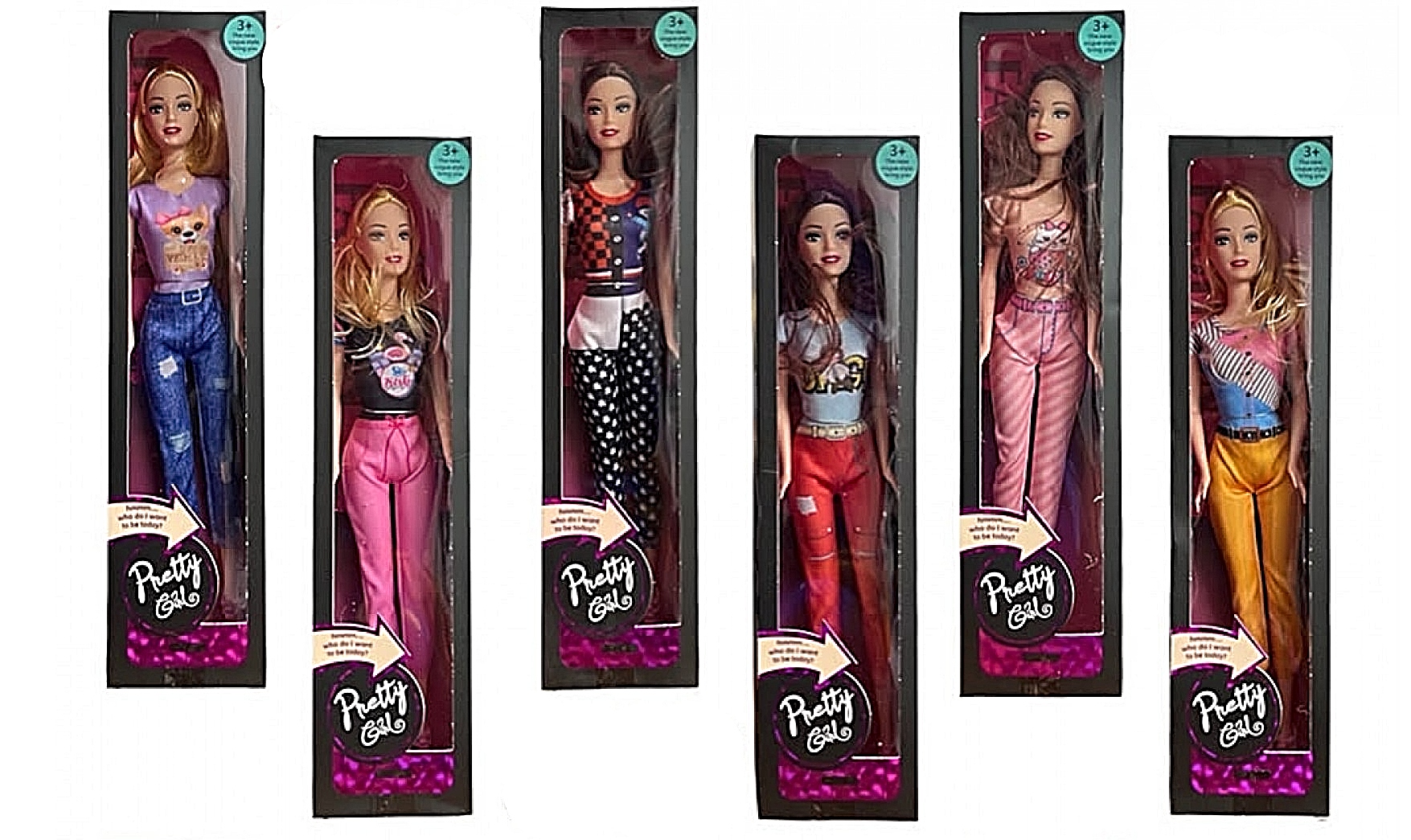 MUÑECA BARBIE PRETTY GIRL #685B - Image 3