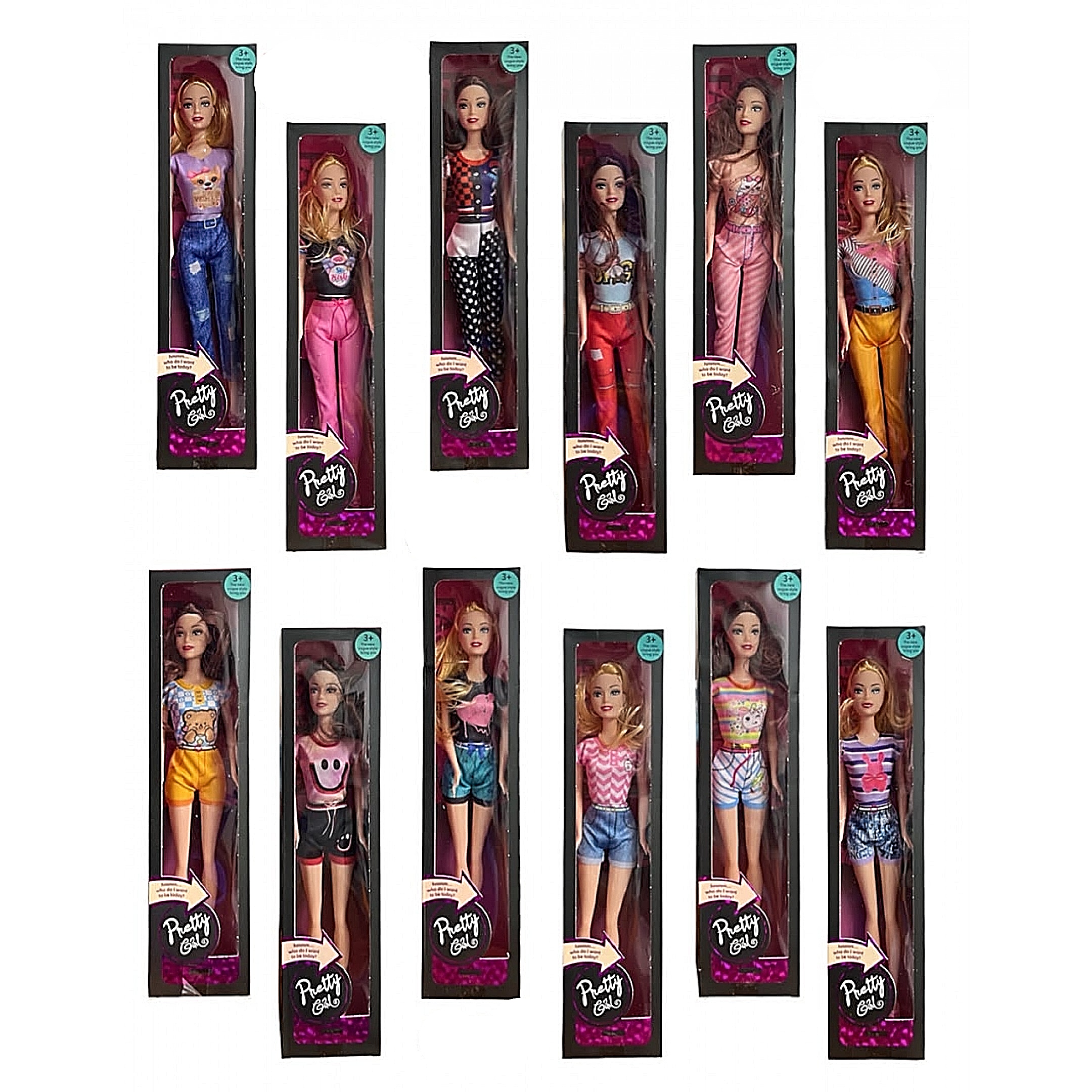 MUÑECA BARBIE PRETTY GIRL #685B