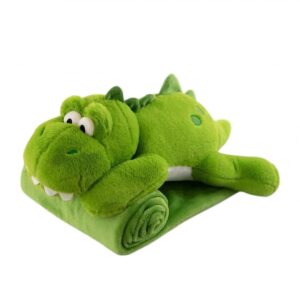 PELUCHE CON COBIJA DINOSAURIO 65cm #PS-1207