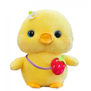 PELUCHE POLLITO CON FRESA 23cm #PS-1231