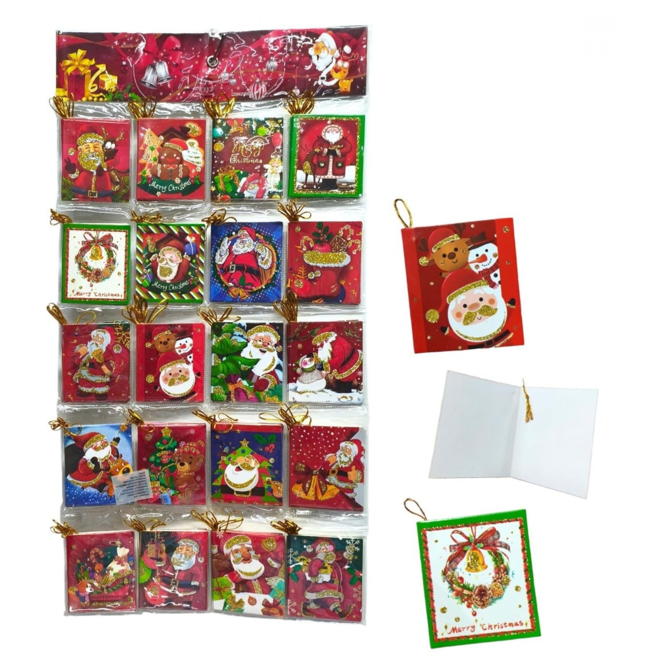 TARJETAS DE REGALO NAVIDAD 140uds #2281