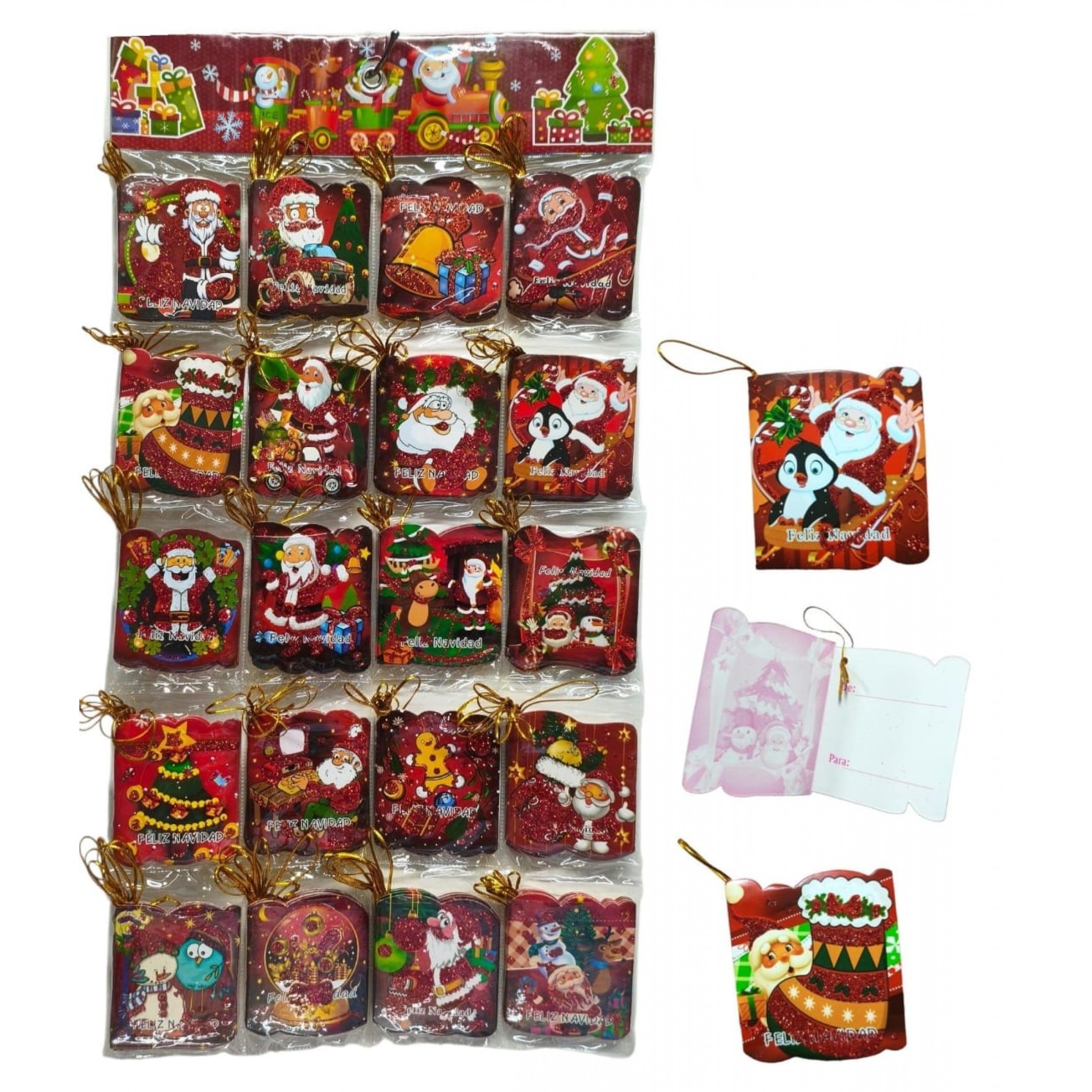 TARJETAS DE REGALO NAVIDAD 160uds #8324