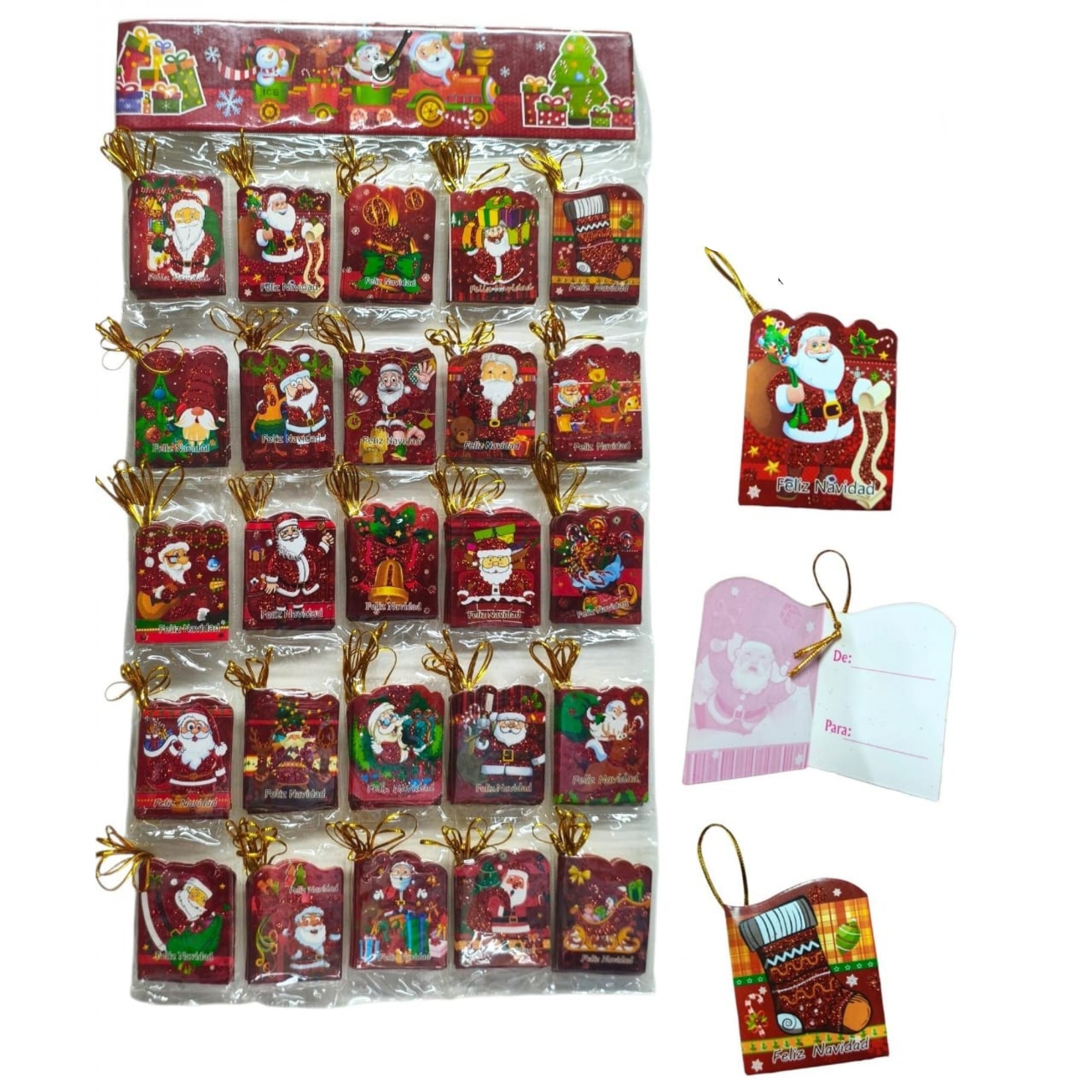 TARJETAS DE REGALO NAVIDAD 200uds #8326