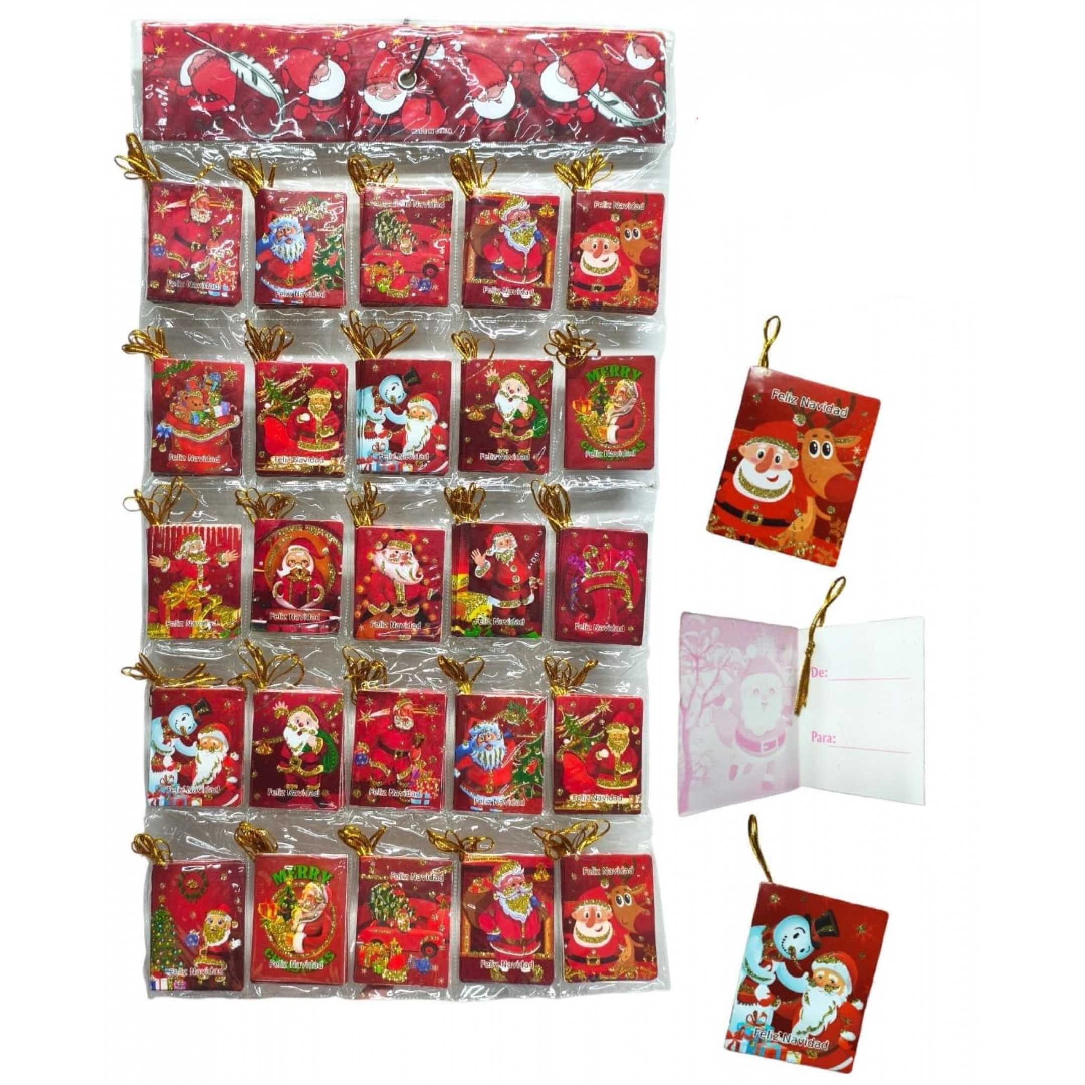 TARJETAS DE REGALO NAVIDAD 160uds #8384