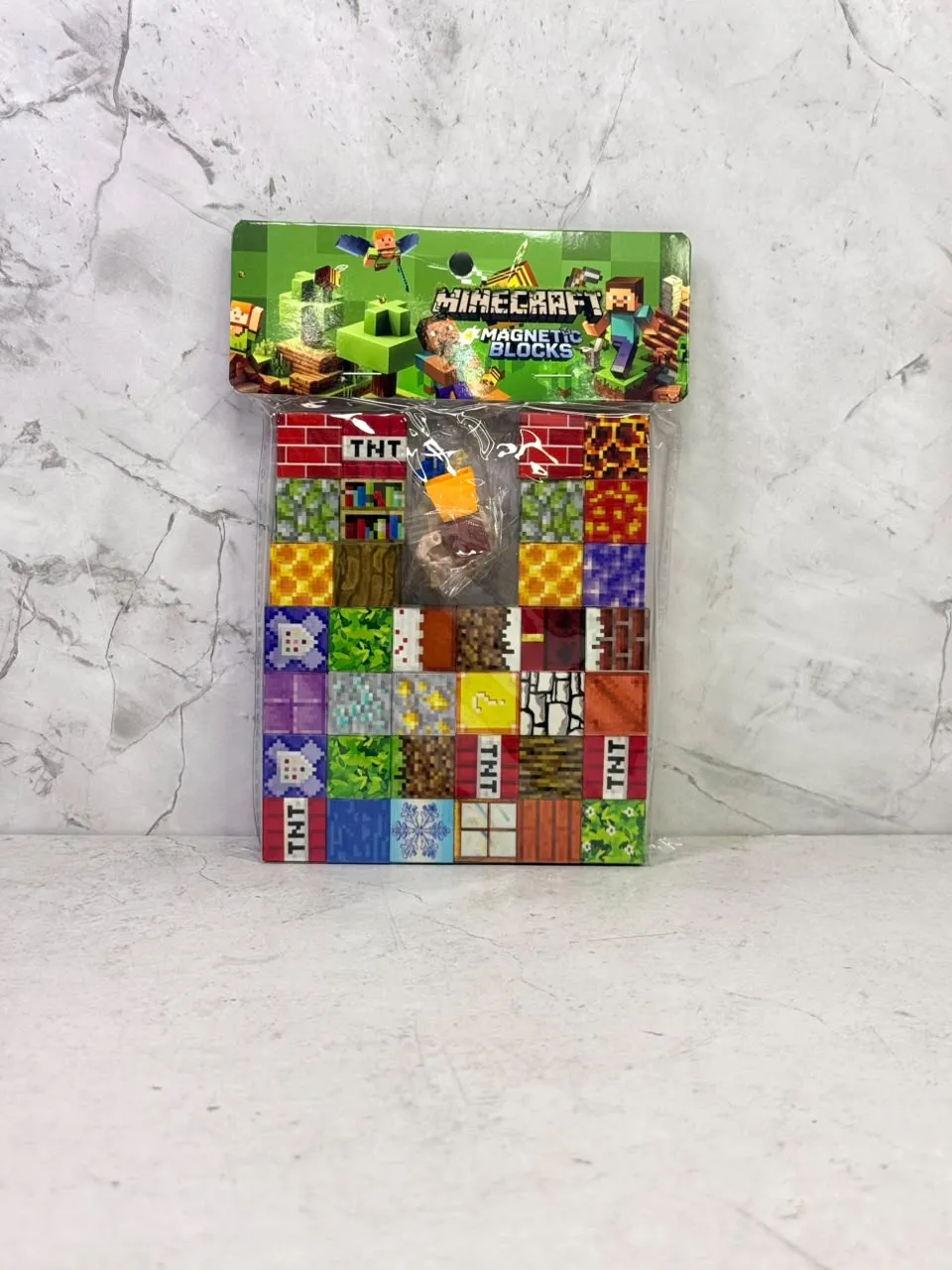 BOLSA CON LEGOS MAGNETICOS MINECRAFT 62pcs #BZ96-60C - Image 4