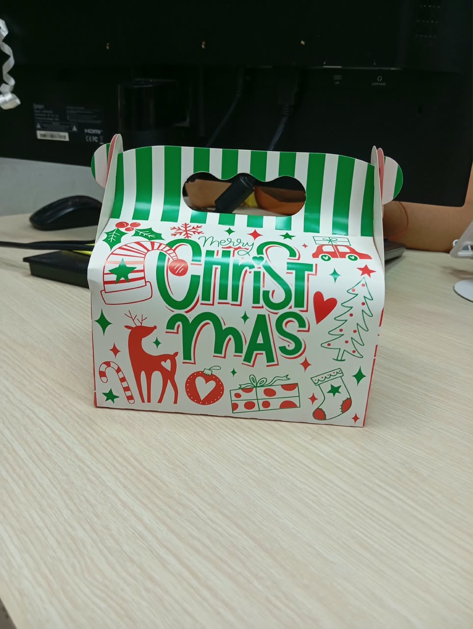 Cajas Cotillon Navidad Christmas Gde. x12 unid - Image 3