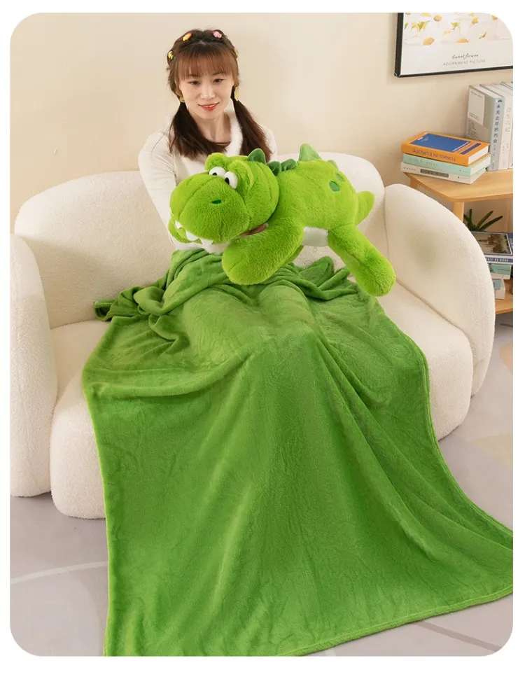 PELUCHE CON COBIJA DINOSAURIO 65cm #PS-1207 - Image 2