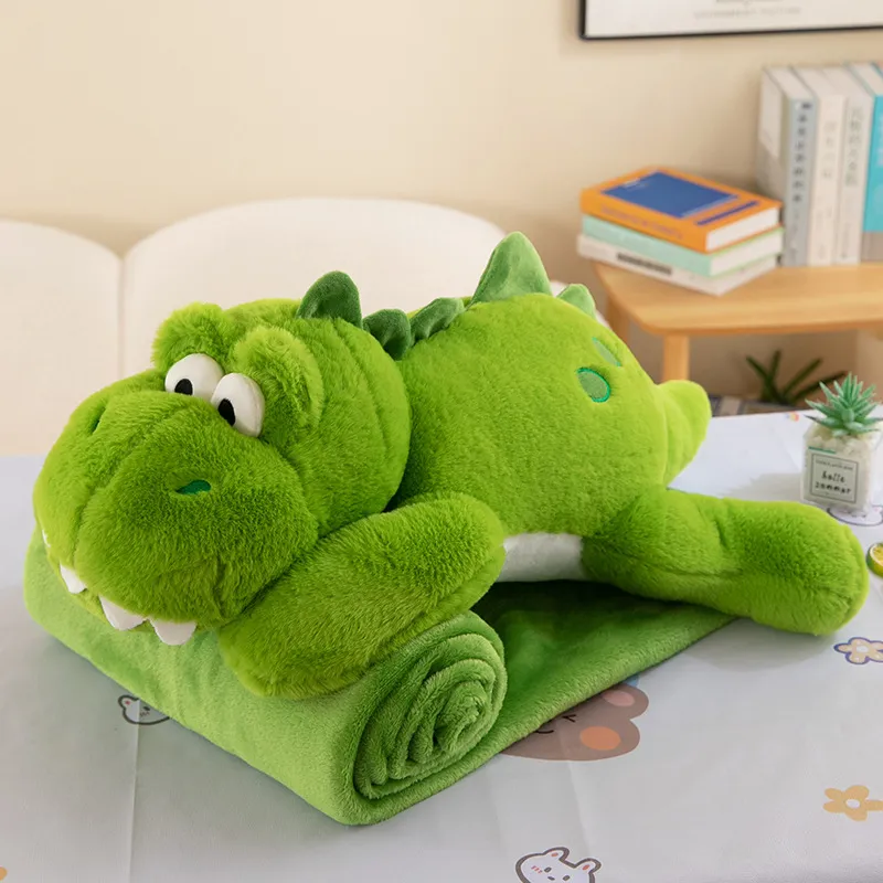 PELUCHE CON COBIJA DINOSAURIO 65cm #PS-1207 - Image 3